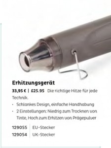 Katalogfoto Erhitzungsgerät