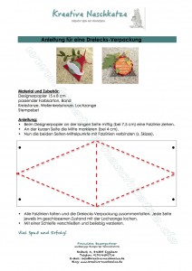 Anleitung Dreiecksverpackung+WZ