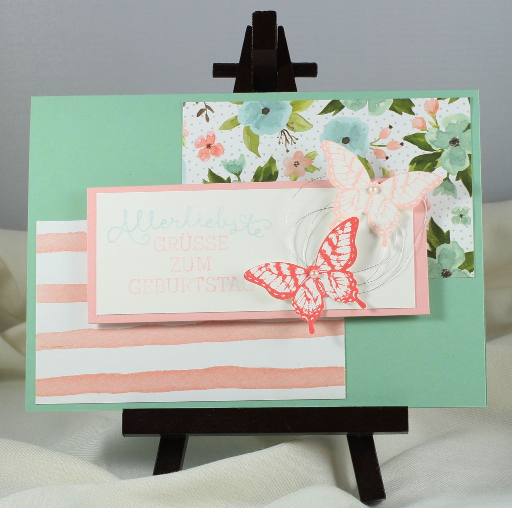 Friends & Flowers, Herzlich Willkommen, Geburtstagsblumen, Papillon Potpourri, Stampin' Up! - 3