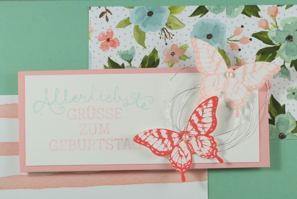 Friends & Flowers, Herzlich Willkommen, Geburtstagsblumen, Papillon Potpourri, Stampin' Up! - 4