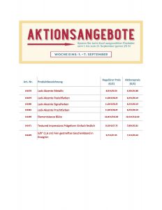 Aktionsangebote 1