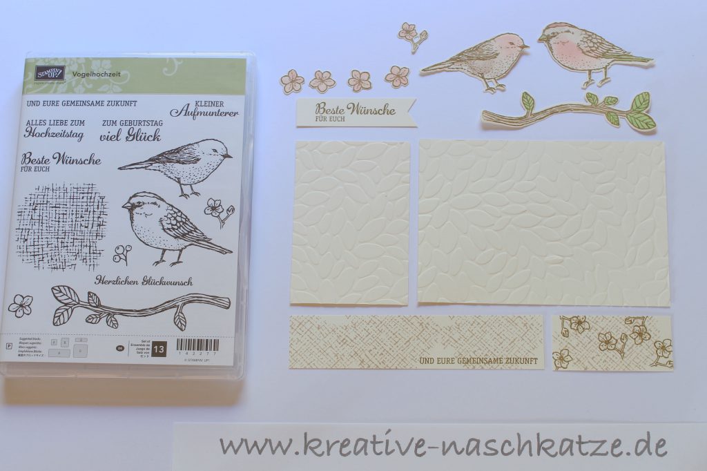 Anleitung Z-Fold-Card Vogelhochzeit Blättermeer - 3
